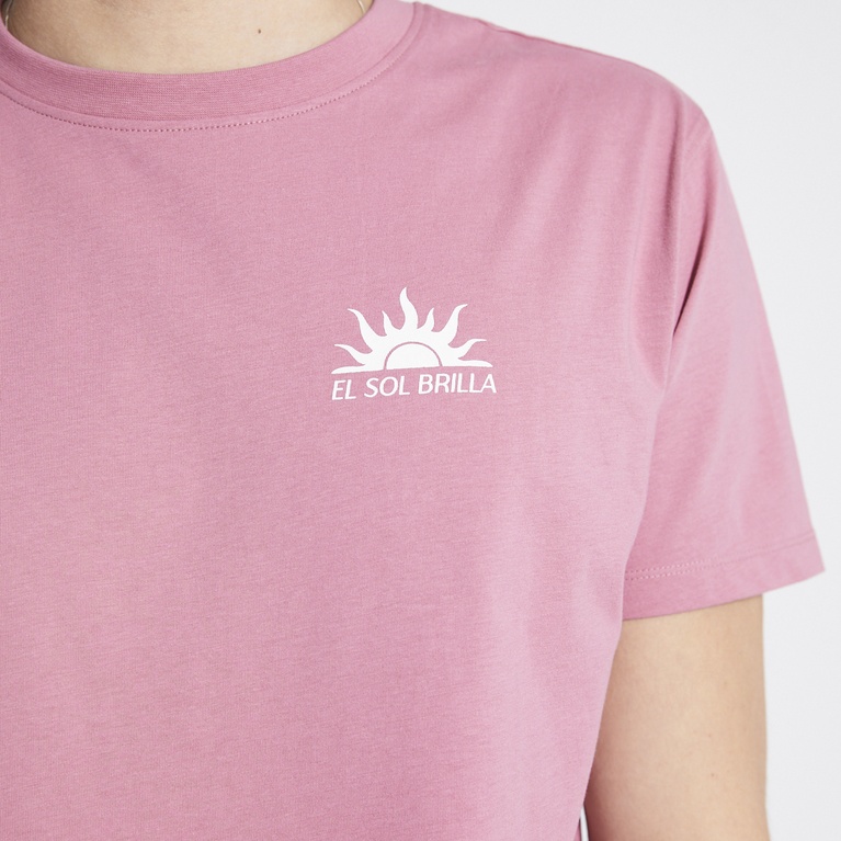 Printed tee "Bill" Pink 2